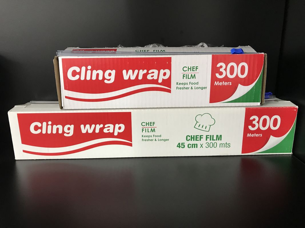Fresh Vegetables / Fruit Cling Film Plastic Cling Wrap Non - Toxic PVC Surface